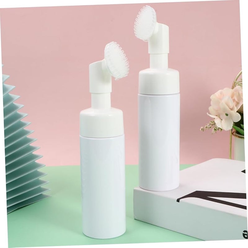 2PCS Portable Travel Foam Pump Bottles For Facial Cosmetics 100ml - Image 2